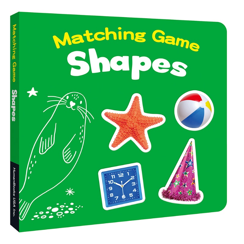 【Matching Game】（6冊套組） 《Colors》《Shapes》 《Daily Life》《Fruit》 《Stuff》《123》 ※附贈《親子互動